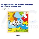 Rompecabezas de madera animales de la selva 16.8*16.8cm