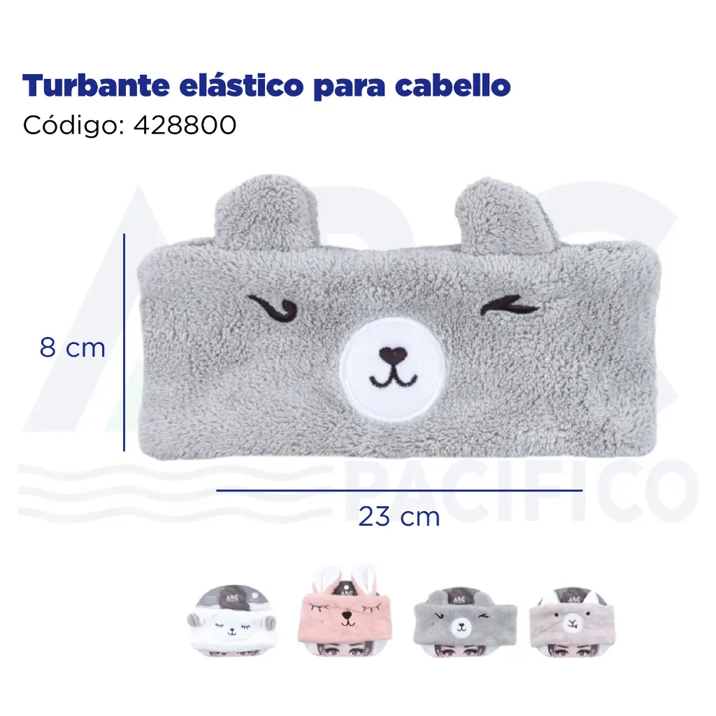 Turbante elástico para cabello