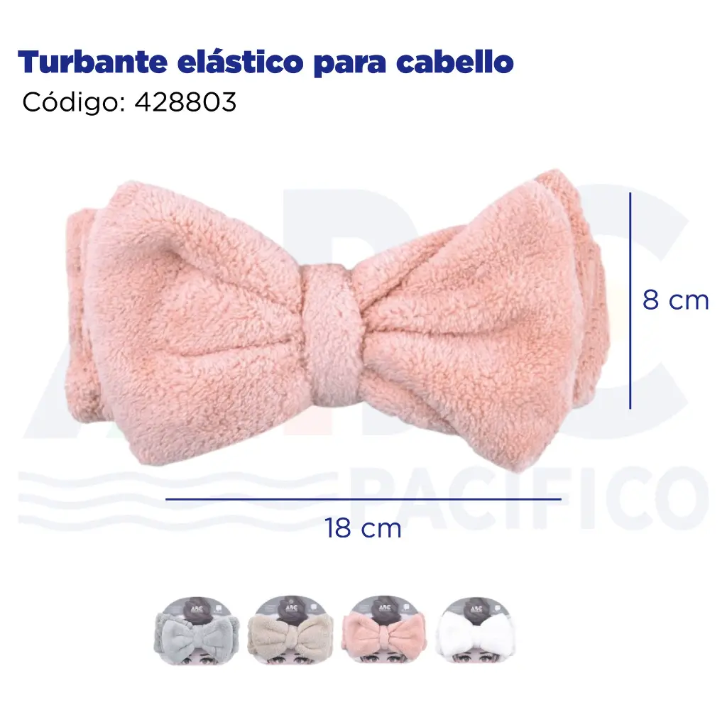 Turbante elástico para cabello