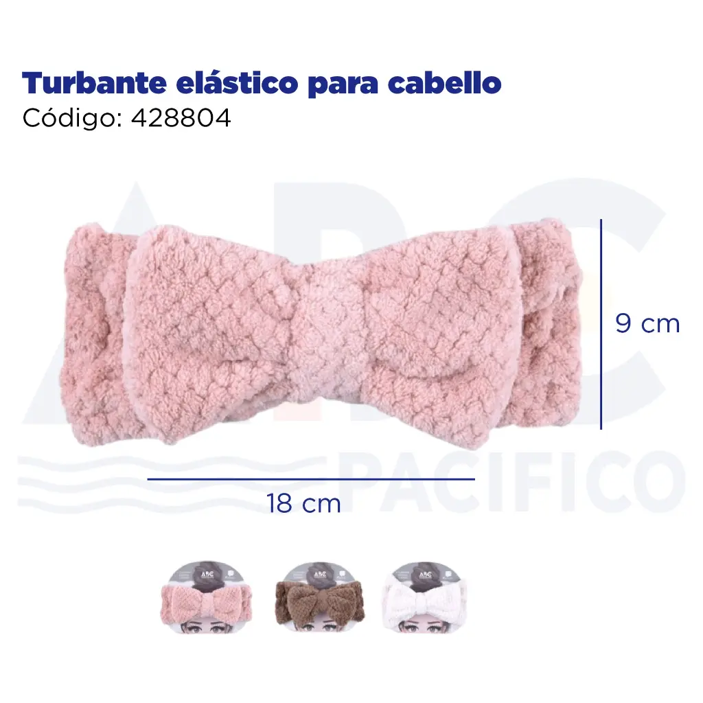 Turbante elástico para cabello