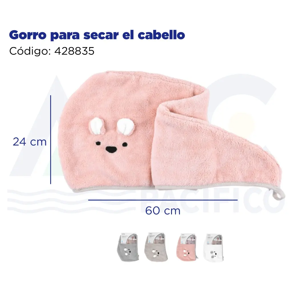 Gorro para secar el cabello