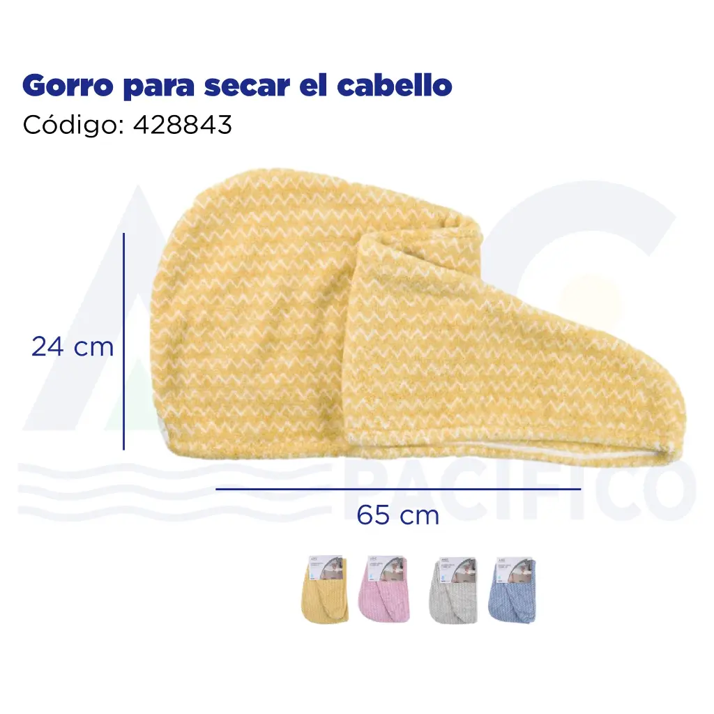 Gorro para secar el cabello