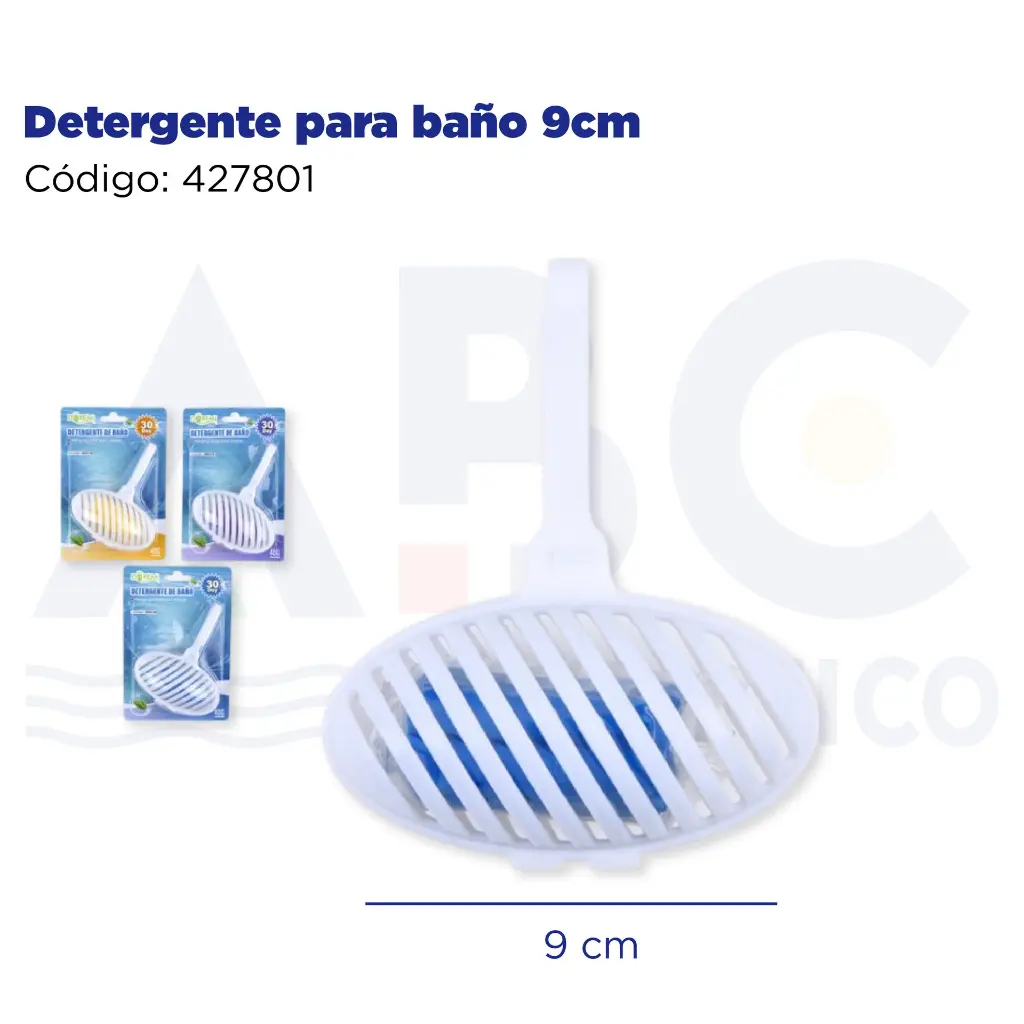Detergente para baño 9cm