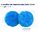 4 pastillas de limpieza para baño 4.5cm