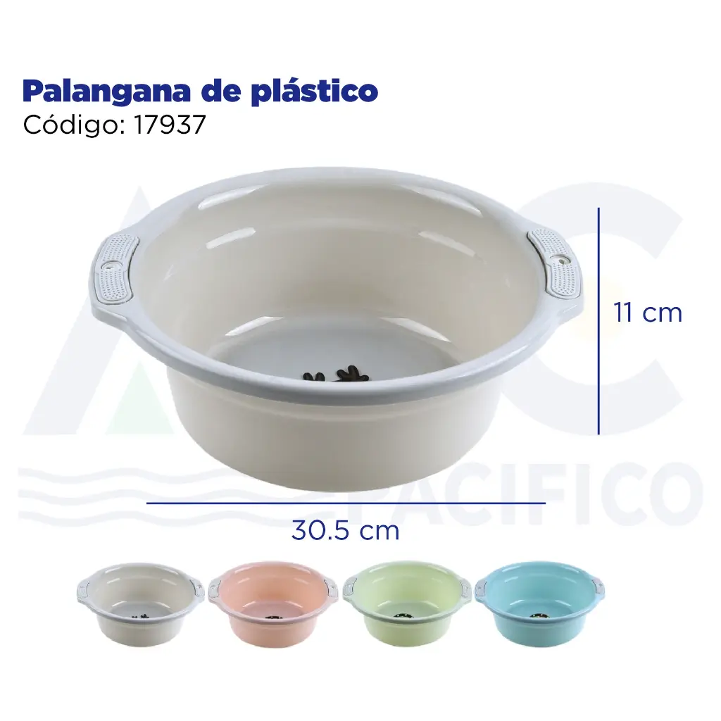 Palangana de plástico
