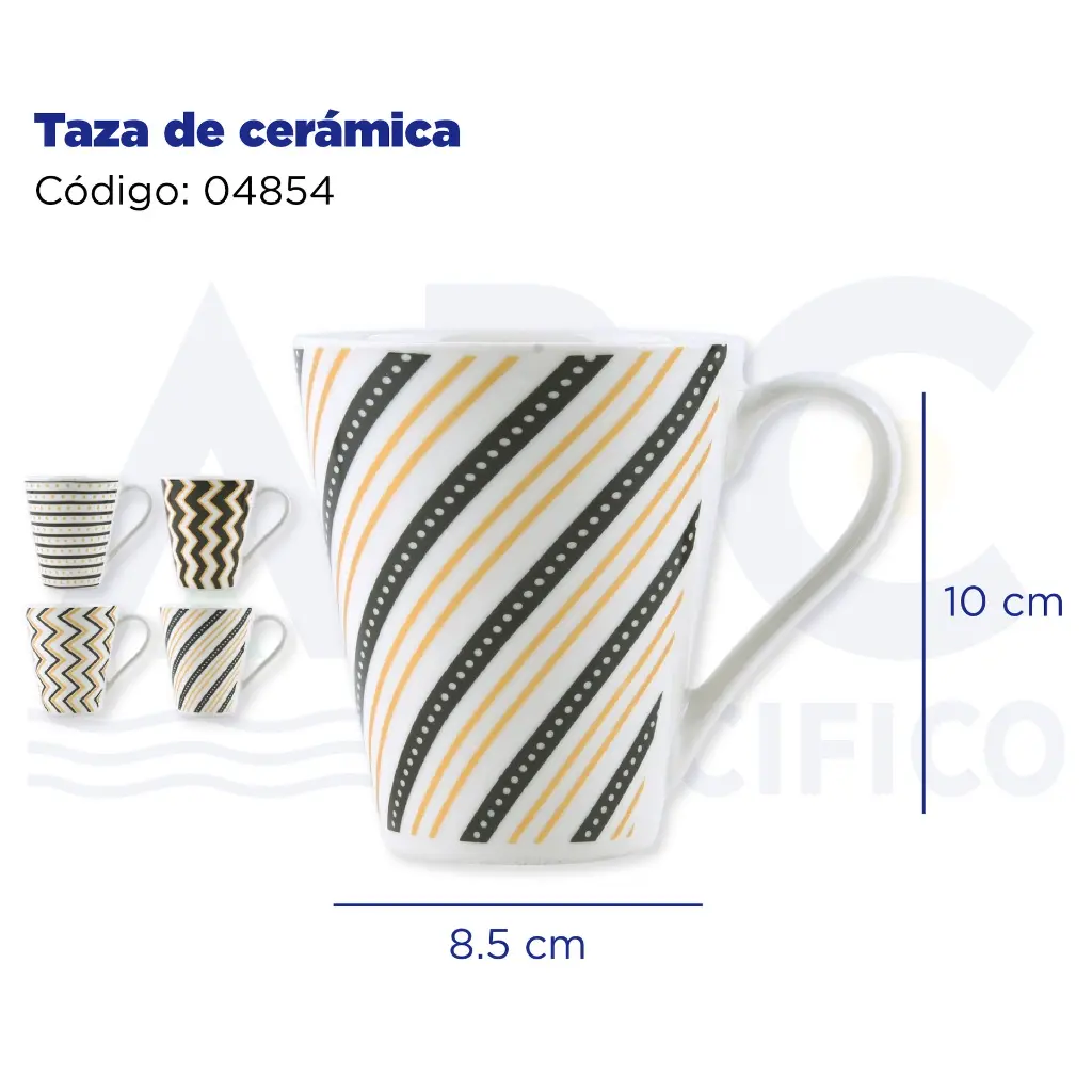 Taza de cerámica