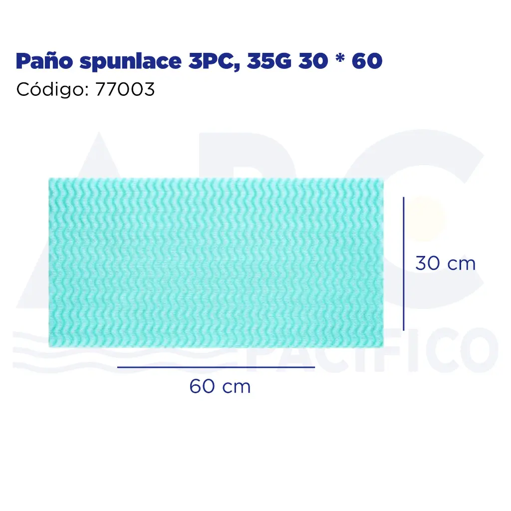 paño spunlace 3PC, 35G 30 * 60 