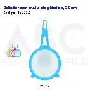 Colador con malla de plástico, 20cm