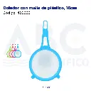 Colador con malla de plástico, 16cm