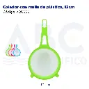 Colador con malla de plástico, 12cm