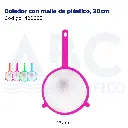 Colador con malla de plástico, 20cm