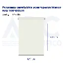 Persianas enrollables semi-opacas blanco roto 180*180cm