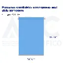 Persianas enrollables semi-opacas azul cielo 80*180cm