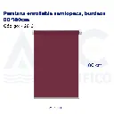 [426101] Persiana enrollable semiopaca, burdeos 80*180cm