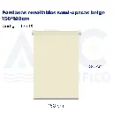 Persianas enrollables semi-opacas beige 150*180cm
