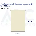 Persianas enrollables semi-opacas beige 100*180cm