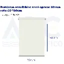 Persianas enrollables semi-opacas blanco roto 60*180cm