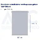 Persianas enrollables semi-opacas grises 120*180cm