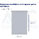 Persianas enrollables semi-opacas grises 60*180cm