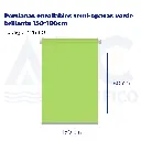 Persianas enrollables semi-opacas verde brillante 150*180cm