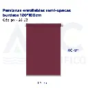[426103] Persianas enrollables semi-opacas burdeos 120*180cm