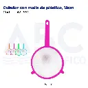Colador con malla de plástico, 18cm