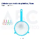 Colador con malla de plástico, 12cm