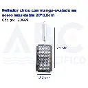 Rallador chico con mango ovalado en acero inoxidable 29*8.8cm