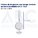 Infusor de té grande con mango ovalado en acero inoxidable 24.5 * 9cm