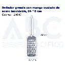 Rallador grande con mango ovalado de acero inoxidable, 24 * 6 cm