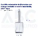 Cuchillo rebanador de jitomates con mango ovalado en acero inoxidable, 23.5 * 8cm