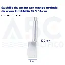 Cuchillo de cocina con mango ovalado de acero inoxidable 19.5 * 4 cm