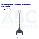 Pelador plano en acero inoxidable, 17 * 4.7CM