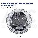 Cesta grande para vaporera, material inoxidable, 18cm