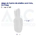 Juego de 3 palas de plástico para hielo, 22.5*8cm