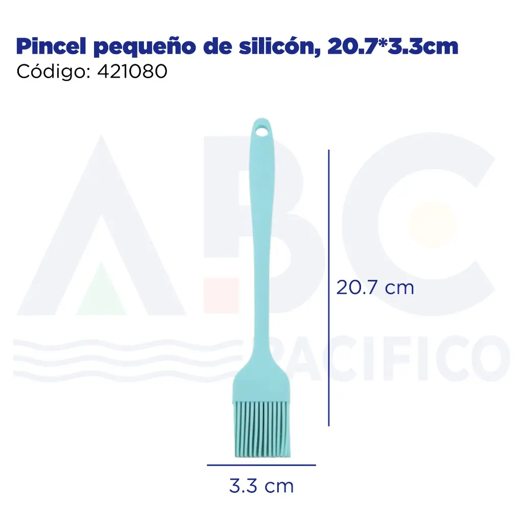 Pincel pequeño de silicón, 20.7*3.3cm