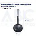 Espumadera de naylon con mango de acero, 32.5*11.5cm