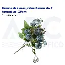 Ramos de flores, crisantemos de 7 horquillas, 30cm
