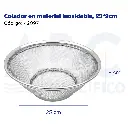 Colador en material inoxidable, 25*9cm