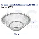 Colador en material inoxidable, 28*10.5cm