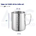Vaso de 550 ml de latte art