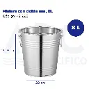 Hielera con doble asa, 8L