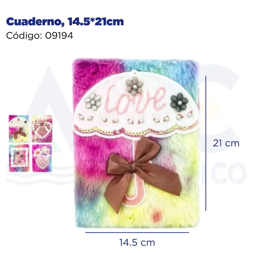 cuaderno, 14.5*21cm