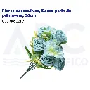 Flores decorativas, Rosas perla de primavera, 36cm