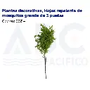 Plantas decorativas, Hojas repelente de mosquitos grande de 3 puntas