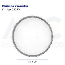 Plato de cerámica