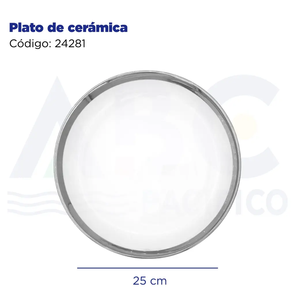 Plato de cerámica