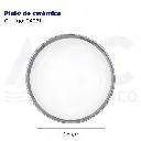 Plato de cerámica