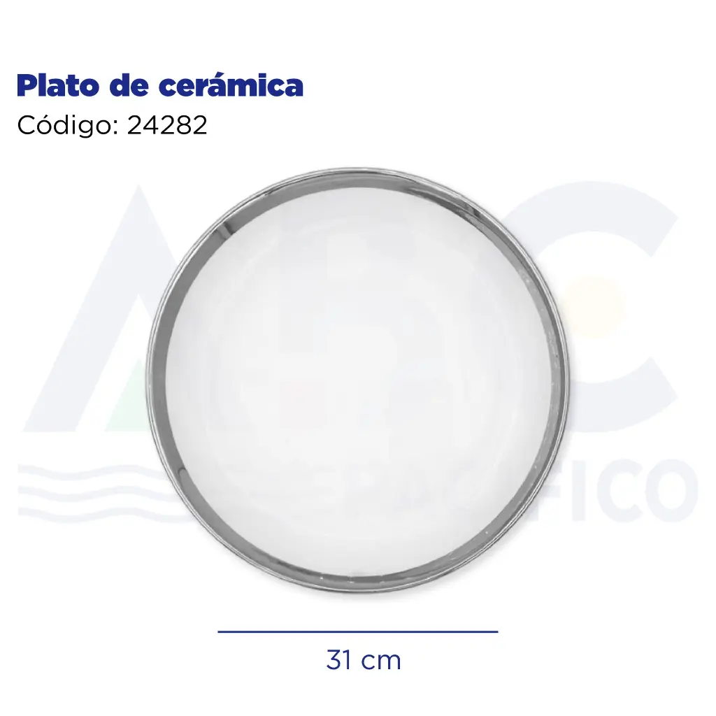 Plato de cerámica