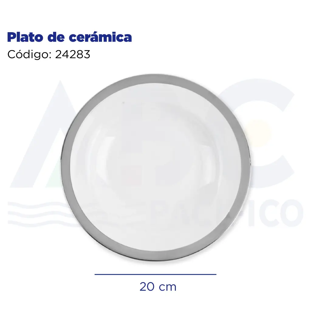 Plato de cerámica